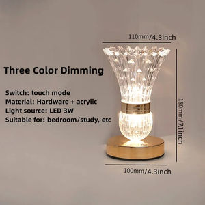 Crystal LED Table <b>Lamp</b> <b>Projection</b> Decoration Night Light Desk <b>Lamps</b> for Bedroom Bedside Bar Lighting Fixtures Night <b>Lamp</b> - Product Image 2