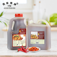 Flacon en verre de piment rouge naturel ou petit Sachet de Sauce Oelek au piment chaud, prix d'usine