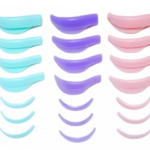 Prothèses de rehaussement de cils en silicone violettes réutilisables, kit d'outils de lifting des cils sans colle, tiges de permanente et coussinets pour salon de cils - Product Image 1