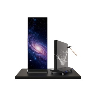 Pantalla LED para Interiores, Señalización Digital Portátil, Tótem LED Móvil con Espejo, Panel Publicitario Independiente para Centros Comerciales y Tiendas - Product Image 1