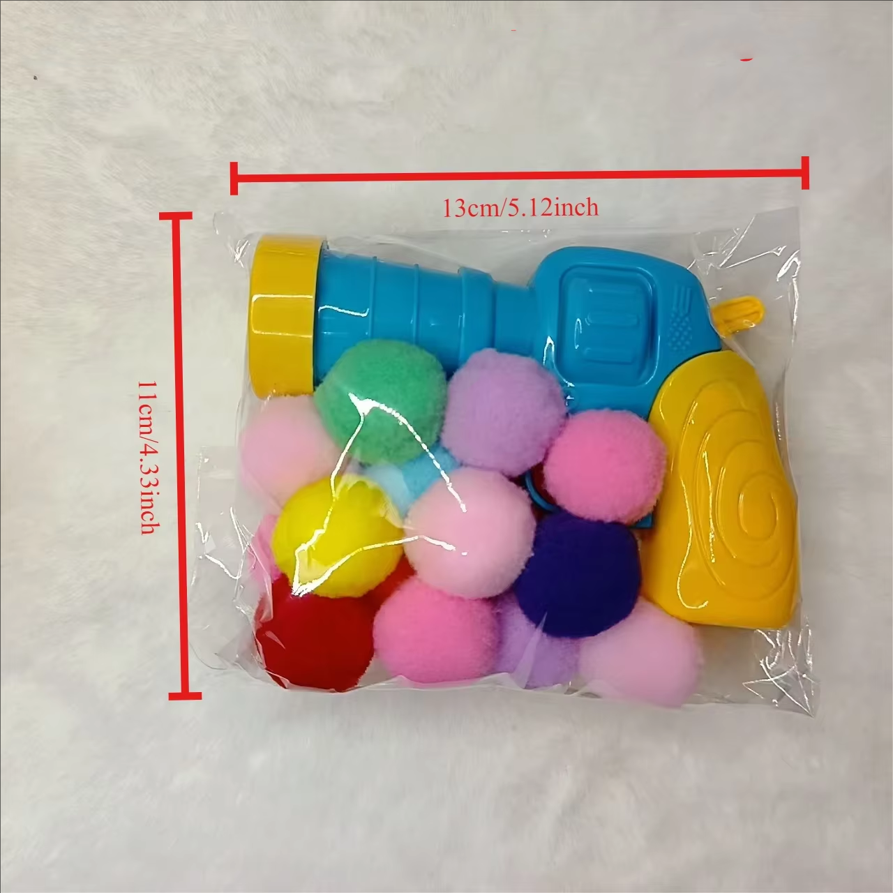 Pistola blu-gialla + 20 palline