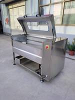 Pinda Aardappel Gember Borstel Wassen Cleaning Machine Groente/Fruit Wassen Verwerking Lijn Gemaakt In China