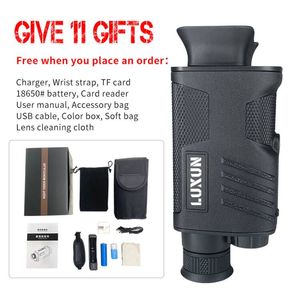 LUXUN dijital gece görüş monoküler 1080p Full HD fotoğraf ve Video taşınabilir kızılötesi gece görüş gözlüğü gündüz & gece avcılık - Product Image 2