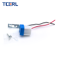 Réglable sensible automatique on Off photocellule lampadaire interrupteur de lumière contrôleur 10A pour AC 220V capteur de contrôle de lampadaire