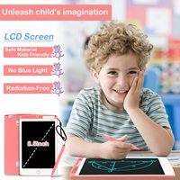 Tablette de dessin numérique professionnelle pour enfants, 8,5 pouces, écran LCD, tablette d'écriture, bloc-notes effaçable