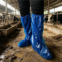 Surchaussures de protection robustes et imperméables pour l'agriculture, élastiques, jetables, anti-déchirure et antidérapantes