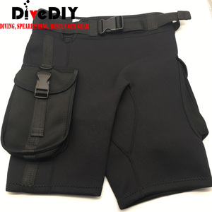 DiveDIY <span class=keywords><strong>Pantalon</strong></span> de surf en néoprène résistant au froid pour hommes Short de plongée technique avec poche à outils - Product Image 1
