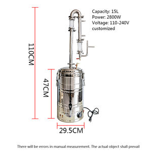 เครื่องกลั่นน้ำกลั่นจากน้ำค้างบริสุทธิ์,เครื่องกลั่นน้ำมันหอมระเหยปลั๊กอิน15L โวลต์ลาเวนเดอร์ที่ดูกุหลาบ110 - Product Image 6
