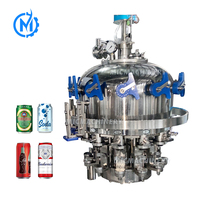Machine de remplissage carbonatée de capsulage rotatoire à grande vitesse automatique de canette de bière de boisson