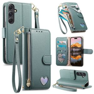 กระเป๋าใส่บัตรแบบซิปพับได้สำหรับ Samsung Galaxy A53/A54/A55/A56/A14/A15/A17/A16 พร้อมสายคล้องโทรศัพท์ - Product Image 4