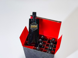 Cajas de Regalo Magnéticas de Cartón Negro con Diseño de <span class=keywords><strong>Toro</strong></span> Negro, para Maca Fuerte, con Recubrimiento UV y Relieve, Diseño de Empaque - Product Image 1