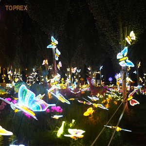 Pour TOPREX Interactive LED Papillon Lampadaire Ailes Dynamiques pour Mariage Garden Party Décor De Noël IP65 pour Intérieur Extérieur - Product Image 3