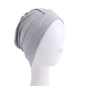 Tissu doux coton femmes Turban noeud cheveux chimio casquette pour femmes - Product Image 5