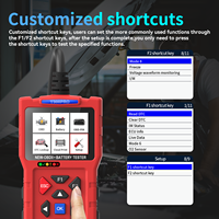 Escáner OBD Profesional T300 Pro, Herramienta de Diagnóstico 2 en 1, Escáner OBDII para Automóviles y Probador de Batería, Lector de Códigos de Error de Motor con Capacidad para +50,000 Códigos