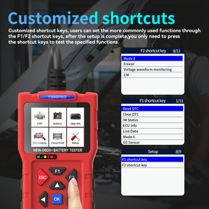 <span class=keywords><strong>T300</strong></span> Pro strumenti diagnostici professionali OBD Scanner 2 in 1 OBDII Scanner per auto e Tester batteria 50,000 + lettore di codici motore di guasto - Product Image 6