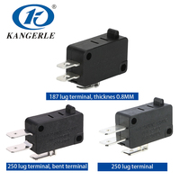 Micro-interrupteurs SPDT NC pour KW3-6A-C, interrupteur de fin de course AC250V 0.1A