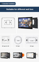 Écran tactile de 11.6 pouces pour moniteur Android 11 à montage encastré Android AIO Touch Panel