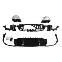 Diffuseur arrière de style AMG E63 de haute qualité pour Mercedes Classe E W213 4 portes 2021-2023, vente chaude