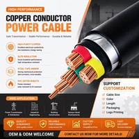 Cable de Alimentación Blindado YJV22 0.6/1kV 3+1 Hilos, 99.9% Cobre Puro, Aislamiento XLPE, Cable Eléctrico STA para Proyectos, Precio de Fábrica