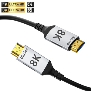 Câble <span class=keywords><strong>HDMI</strong></span> 8K de <span class=keywords><strong>haute</strong></span> <span class=keywords><strong>qualité</strong></span> certifié Ultra <span class=keywords><strong>haute</strong></span> vitesse prend en charge 4K 120Hz 8K 60Hz <span class=keywords><strong>HDMI</strong></span> combinaison de conducteurs de fibre optique Audio - Product Image 3