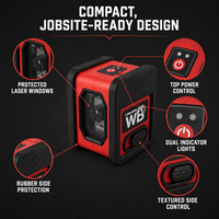 Mini niveau laser 2 lignes autonivelant, niveau laser croisé portable, outil de mesure pour la construction, vente en gros directe usine