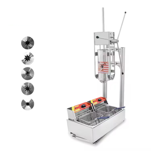 Máquina Manual <span class=keywords><strong>para</strong></span> Hacer Churros de 5L y 10L, Churrera Española, Máquina Extrusora de Churros <span class=keywords><strong>para</strong></span> Uso Doméstico y Comercial - Product Image 4