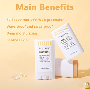 OEM ODM Portable Natural Vegan Anti UV Sun Protect Tinted Spf 50 Mineral Sunscreen Cream Stick - Product Image 4