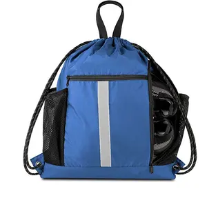 Sympathybag New fashion fitness football drawstring backpack sports training basketball storage bag gym sport drawstring bag