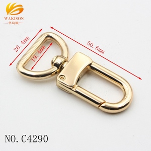 Ví Kim Loại 20Mm Chất Lượng Cao Không Chứa Niken Và Móc Khóa Xoay Túi - Product Image 3