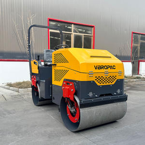 VIBROPAC Wegmini-trilroller, licht compacteerapparaat, 2 ton dubbeltrommelwegroller - Product Image 1