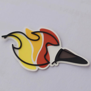 Autocollants de transfert thermique en silicone personnalisés 3D colorés et gaufrés pour l'étiquetage de marques sportives sur t-shirts graphiques - Product Image 3