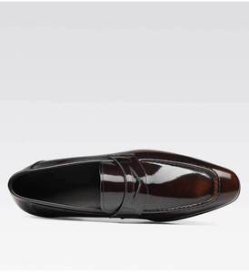 Chaussures derby en cuir de vachette de haute qualité, couleur rétro peinte à la main, chaussures décontractées pour hommes, élégantes et respirantes. - Product Image 4