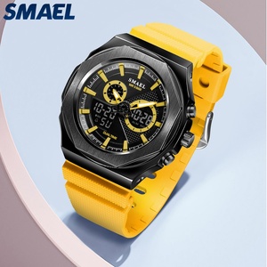 นาฬิกาข้อมือผู้หญิง SMAEL 8102 รุ่นโพลีคาร์บอเนต แอนะล็อก-ดิจิตอล กันน้ำ เรืองแสง นาฬิกาคู่รัก นาฬิกานักเรียน - Product Image 4