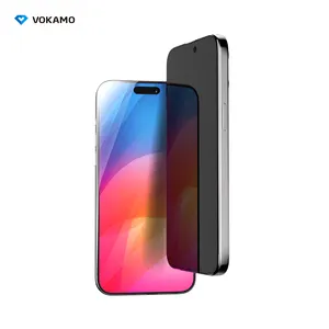 Sự riêng tư bảo vệ màn hình trường hợp thân thiện Tempered Glass films Đối với iPhone 15 sự riêng tư bảo vệ màn hình