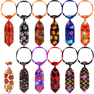 Rarewe, accesorios para mascotas, corbata de Halloween, ajustable, varios tipos de patrones surtidos, pajaritas para mascotas, Collar para gato, perro, regalo de cumpleaños - Product Image 3