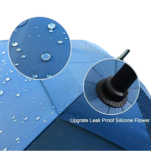 54/62/68 Inch Automatic Open Golf <strong>Umbrella</strong> Extra <strong>Large</strong> Oversize Double Canopy Vented Windproof Waterproof Stick <strong>Umbrellas</strong> - Product Image 6
