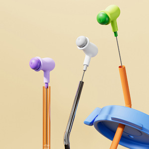 Wholesale Flexible Stainless Steel Straw <b>Brush</b> | Long Handle for Baby <b>Bottle</b> Nipple & Cup Lid Crevice Cleaning - Product Image 6