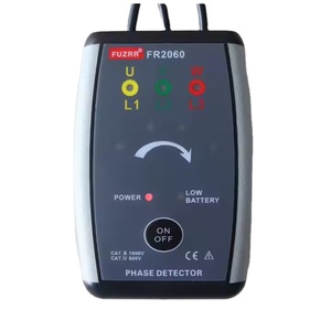 เครื่องตรวจจับลำดับเฟส FUZRR รุ่น FR2060 แบบอัพเกรด ไม่ต้องสัมผัส สำหรับตรวจสอบการหมุนของเฟส - Product Image 1