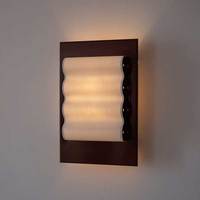 Applique murale décorative en grain de bois d'art zen chinois moderne nouveau lit créatif chambre chevet lampadaire pour famille d'accueil hôtel allée