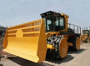 Compacteur de déchets pour dépon d'ordures 20-35 tonnes SR283, Rouleau compacteur de déchets 23 tonnes à 4 roues - Product Image 6