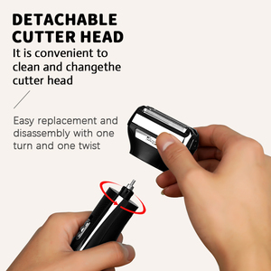 अपने बालों की नाक ट्रिमर 3W रिचार्जेबल हेयर शेवर पुरुषों में 3 ई एकल ब्लेड नोवा शेवर पुरुषों 3 ई एकल ब्लेड नोवा शेवर 7000rm - Product Image 3