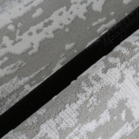 Tapis de chambre à coucher, moquettes modernes de luxe fabriquées à la machine, grands tapis noirs pour salon