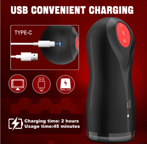 リアルな男性用オナホールカップ、回転・突き上げ機能、振動・吸引、電池式、男性向け大人のおもちゃ、卸売 - Product Image 5