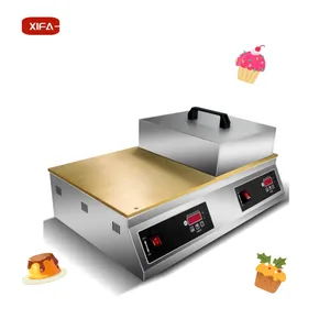 Number display control panel cake machine heating quickly souffle pancake machine