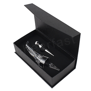 Tapón de botella de <span class=keywords><strong>vino</strong></span> personalizado, Set de caja de regalo, plástico ABS, boquilla de <span class=keywords><strong>vino</strong></span> tinto, filtro de vertedor, aireador - Product Image 1