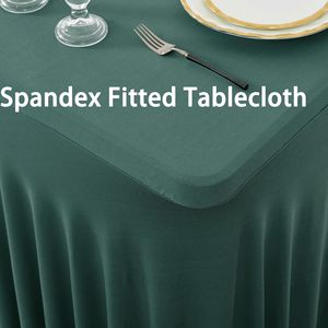 Gonna da Tavolo Elastica in Poliestere, Tovaglia Rettangolare in Spandex, per Matrimoni e Banchetti, Vendita all'Ingrosso - Product Image 2