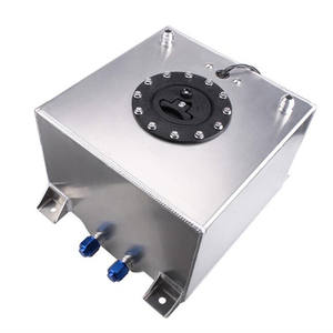 ユニバーサル20Lスクエアアルミ合金補助燃料タンクセンサーミラー付きプラスチックカバーエンジン部品 - Product Image 5