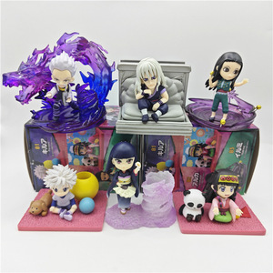 6 unids/set <span class=keywords><strong>HUNTER</strong></span> PVC Anime figura <span class=keywords><strong>GON</strong></span> <span class=keywords><strong>FREECSS</strong></span> Killua Zoldyck Kurapika Chrollo Lucilfer Hisoka modelo de juguete 5 ~ 8CM - Product Image 1