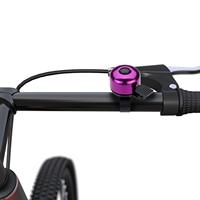 Sonnette de vélo en alliage d'aluminium OEM, type à pression, durable, écologique, légère, résistante à la pluie, son fort, compatible