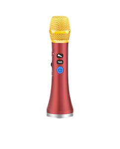 LCJ L-1258 20W Mini Enceinte sans fil portable haute puissance avec réduction de bruit pour <span class=keywords><strong>karaoké</strong></span> extérieur, couleurs Or/Rose/Rouge/Noir, pour enfants - Product Image 3